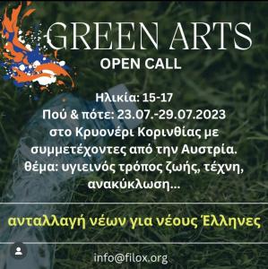 Green Arts open Call 23.-29.7.2023